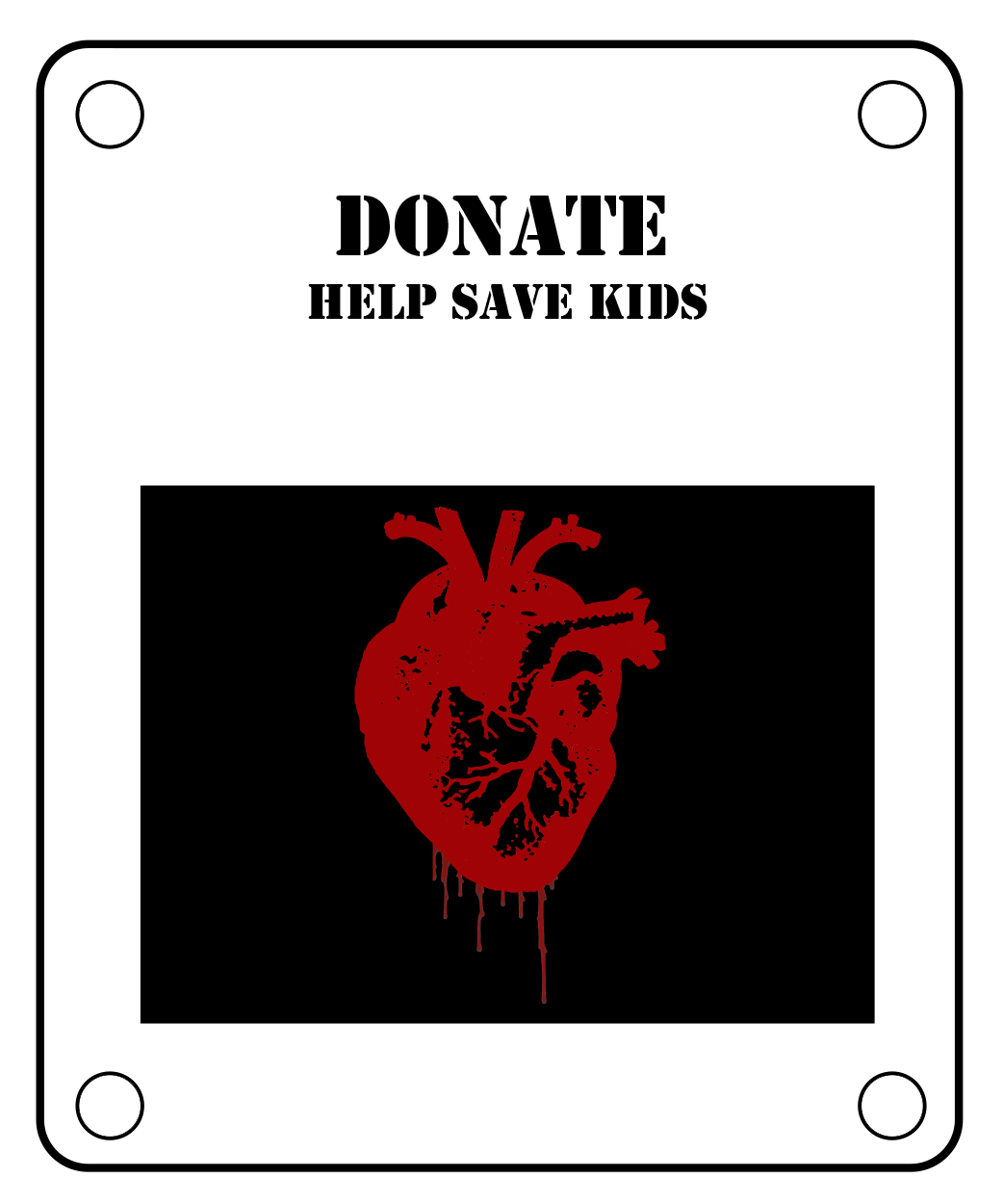 link to the charity Website that says Donate help save kids