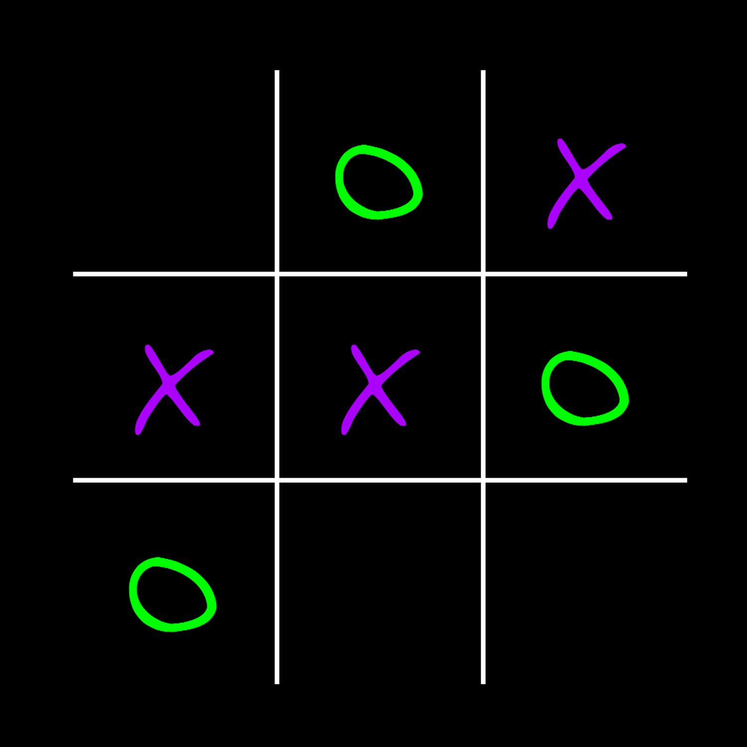 picture of a tic tac toe board